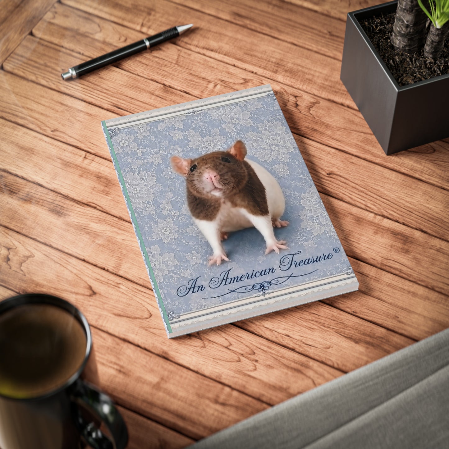 RattaCutie Couture Limited Edition Keepsake Notebook — "An American Treasure" A5 Softcover