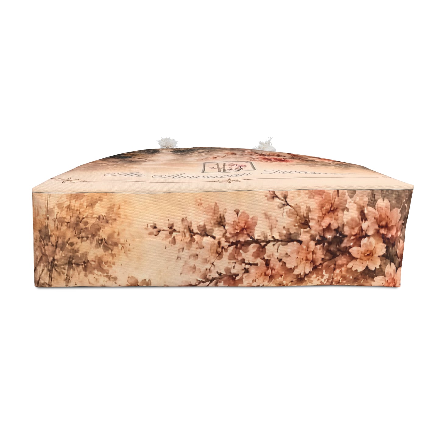 Bamboo & Blossom Collection Floral Lantern Weekender Bag — "An American Treasure" Vintage Travel Tote