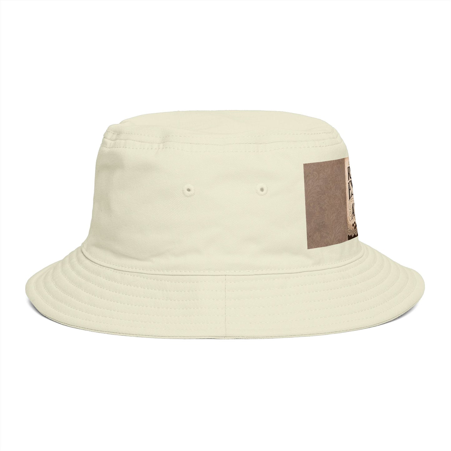 Espresso Yourself Couture Collection : Running on Espresso Attitude Bucket Hat — Coffee Lover Patch Bucket Hat - Collection One - Style One