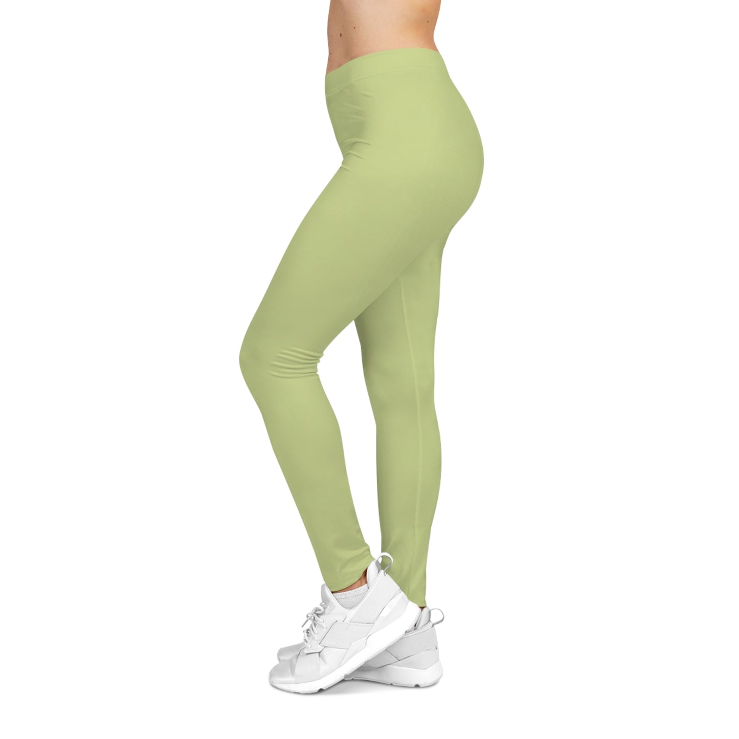 The Citrine Sisters Lime Green Women's Casual Leggings — Comfortable Everyday Activewear Limited Edition Series One Design One