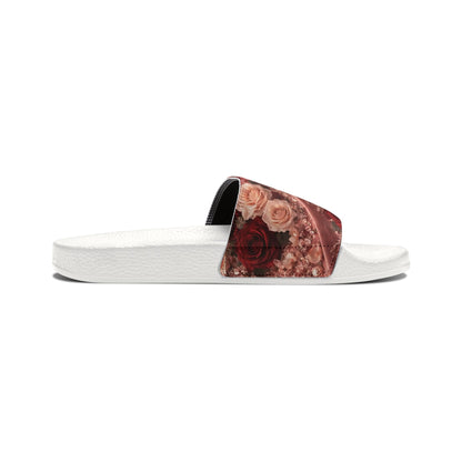 The Velvet Rose Slide Sandals — Women's Removable-Strap Pool Slides