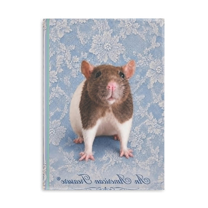 RattaCutie Couture Limited Edition  Photo Hardcover Notebook — "An American Treasure" Puffy-Cover Journal