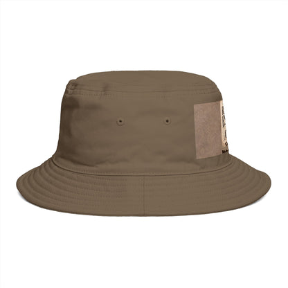 Espresso Yourself Couture Collection : Running on Espresso Attitude Bucket Hat — Coffee Lover Patch Bucket Hat - Collection One - Style One