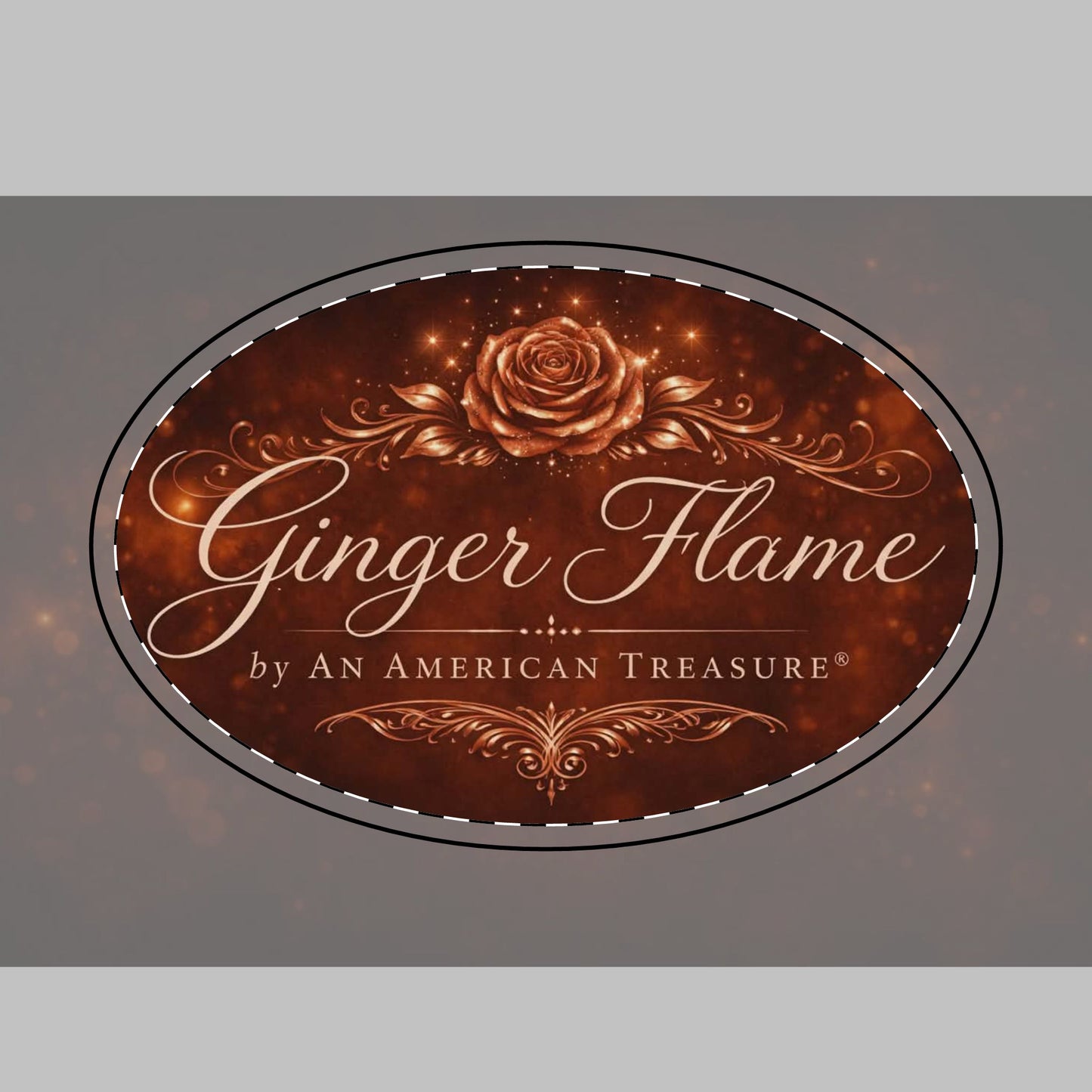 Ginger Flame Woven Straw Tote Bag — "Ginger Flame" Decorative Beach & Market Tote