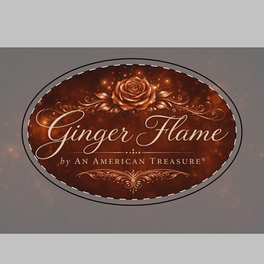Ginger Flame Woven Straw Tote Bag — "Ginger Flame" Decorative Beach & Market Tote
