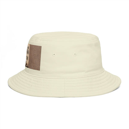 Espresso Yourself Couture Collection : Running on Espresso Attitude Bucket Hat — Coffee Lover Patch Bucket Hat - Collection One - Style One
