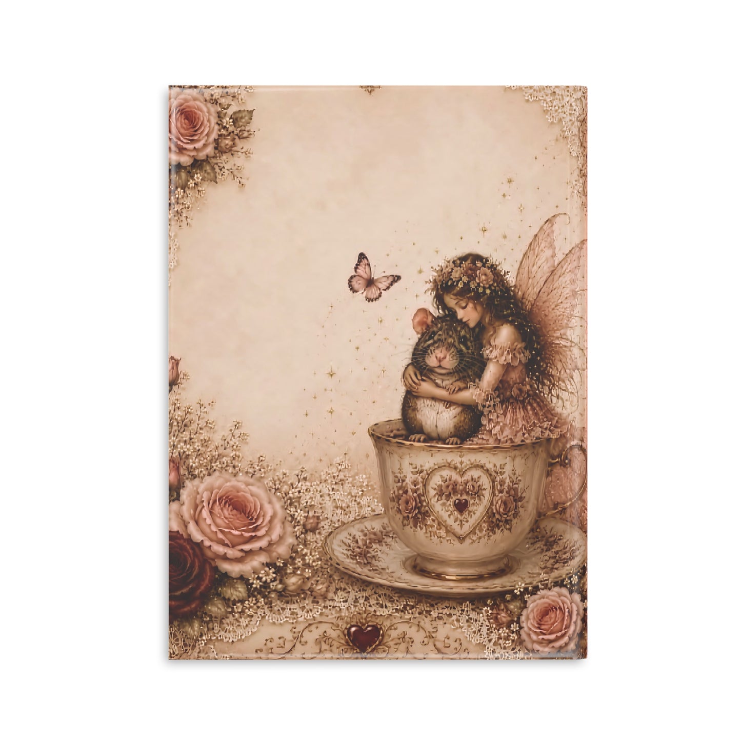 RattaCutie Couture Limited Edition Hardcover Notebook — "An American Treasure" Fairy Memory Journal (Puffy Cover)