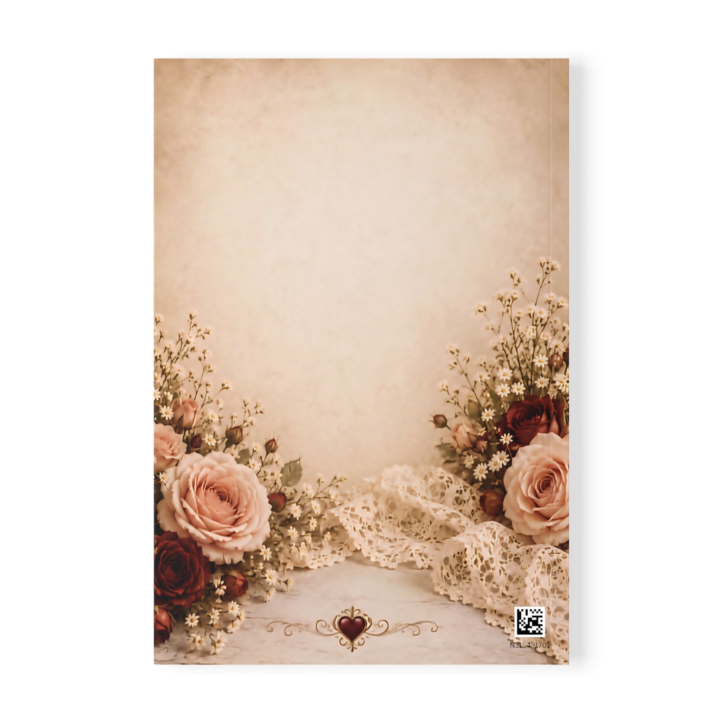 RattaCutie Couture Limited Edition Vintage Floral Notebook — "An American Treasure" A5 Softcover Journal