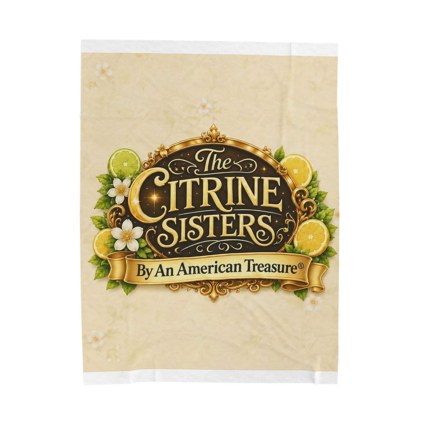 Citrine Sisters Velveteen Plush Blanket — Limited Edition Design One Series One
