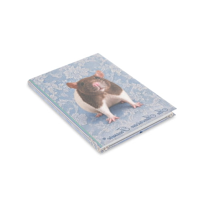 RattaCutie Couture Limited Edition  Photo Hardcover Notebook — "An American Treasure" Puffy-Cover Journal