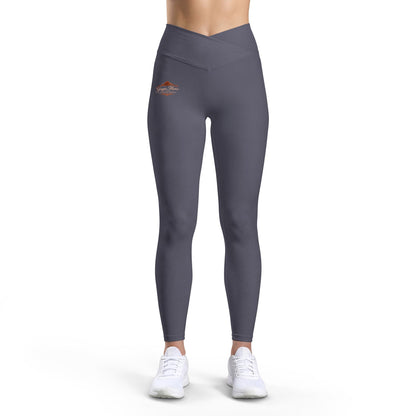 Ginger Flame Logo Luxe High-Waist Leggings — Women's