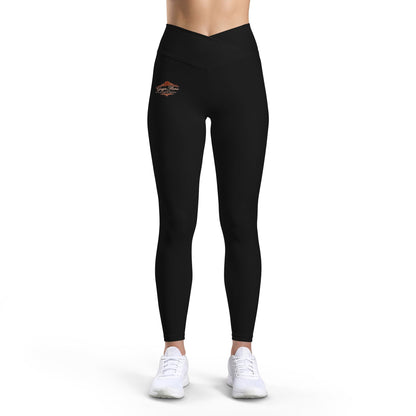 Ginger Flame Logo Luxe High-Waist Leggings — Women's