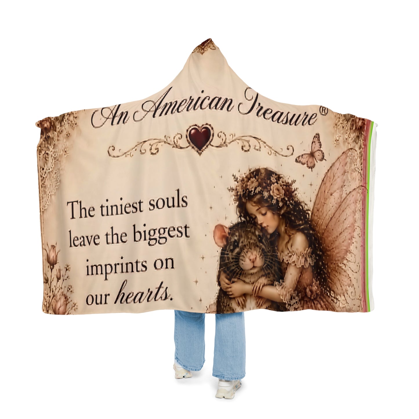 RattaCutie Couture Limited Edition Hooded Blanket — "The tiniest souls leave the biggest imprints on our hearts"
