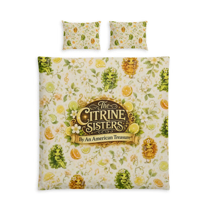 Citrine Sisters Duvet Bedding Set — Citrine-Inspired Duvet + Sham Limited Edition Series One Design One