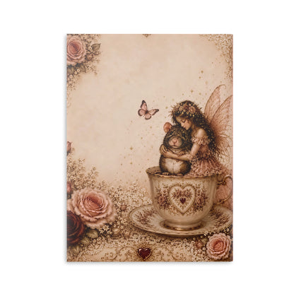 RattaCutie Couture Limited Edition Hardcover Notebook — "An American Treasure" Fairy Memory Journal (Puffy Cover)