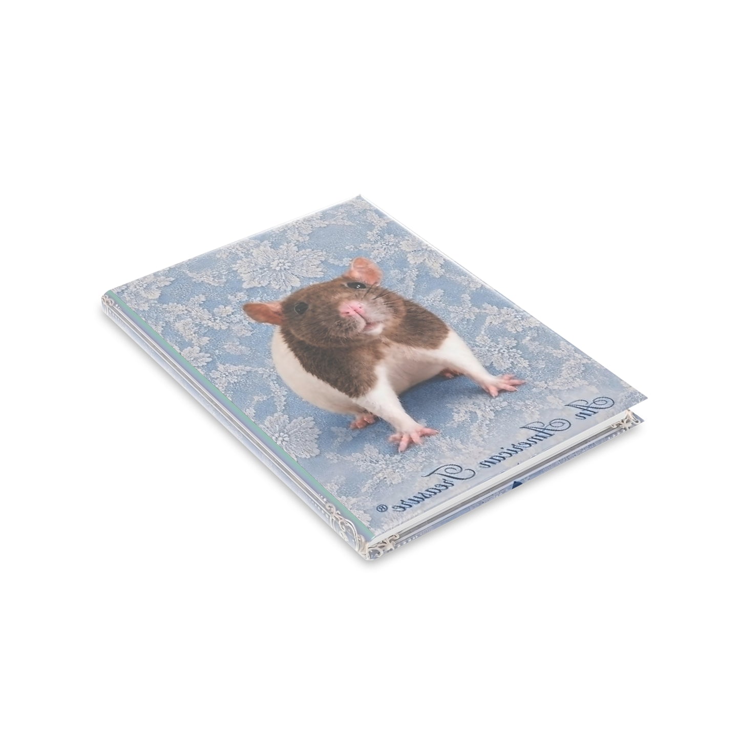 RattaCutie Couture Limited Edition  Photo Hardcover Notebook — "An American Treasure" Puffy-Cover Journal