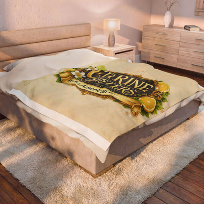 Citrine Sisters Velveteen Plush Blanket — Limited Edition Design One Series One