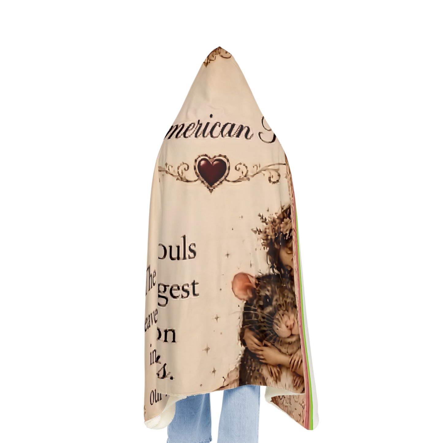 RattaCutie Couture Limited Edition Hooded Blanket — "The tiniest souls leave the biggest imprints on our hearts"