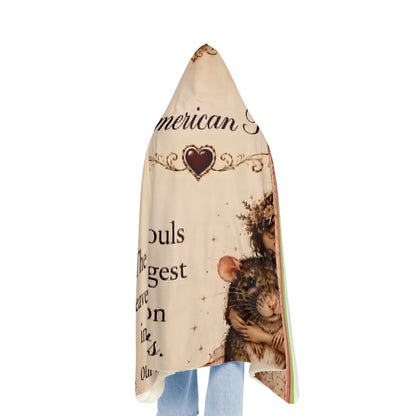 RattaCutie Couture Limited Edition Hooded Blanket — "The tiniest souls leave the biggest imprints on our hearts"