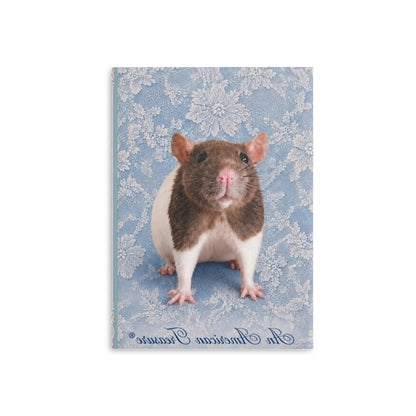 RattaCutie Couture Limited Edition  Photo Hardcover Notebook — "An American Treasure" Puffy-Cover Journal