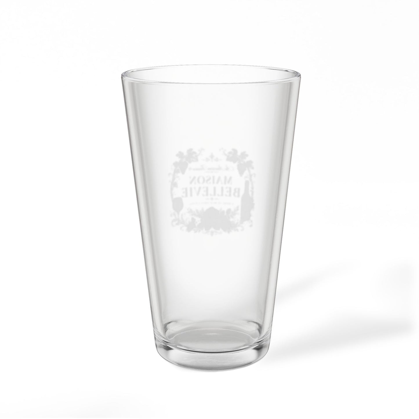 Maison Bellevie 16oz Pint Mixing Glass — Personalized Cocktail & Beer Tumbler