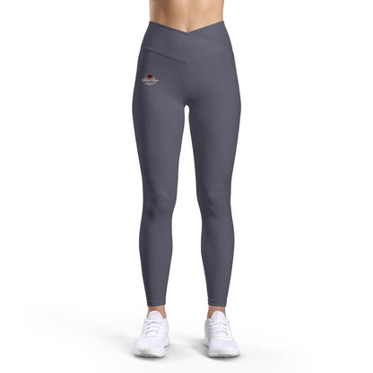 The Velvet Rose Women’s Luxe Leggings - Black High-Waist Yoga Leggings
