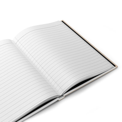 Espresso Yourself Couture Collection Hardcover Journal — "Running on Espresso & Attitude" Lined Notebook - Collection One  - Style One