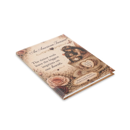 RattaCutie Couture Limited Edition Hardcover Notebook — "An American Treasure" Fairy Memory Journal (Puffy Cover)
