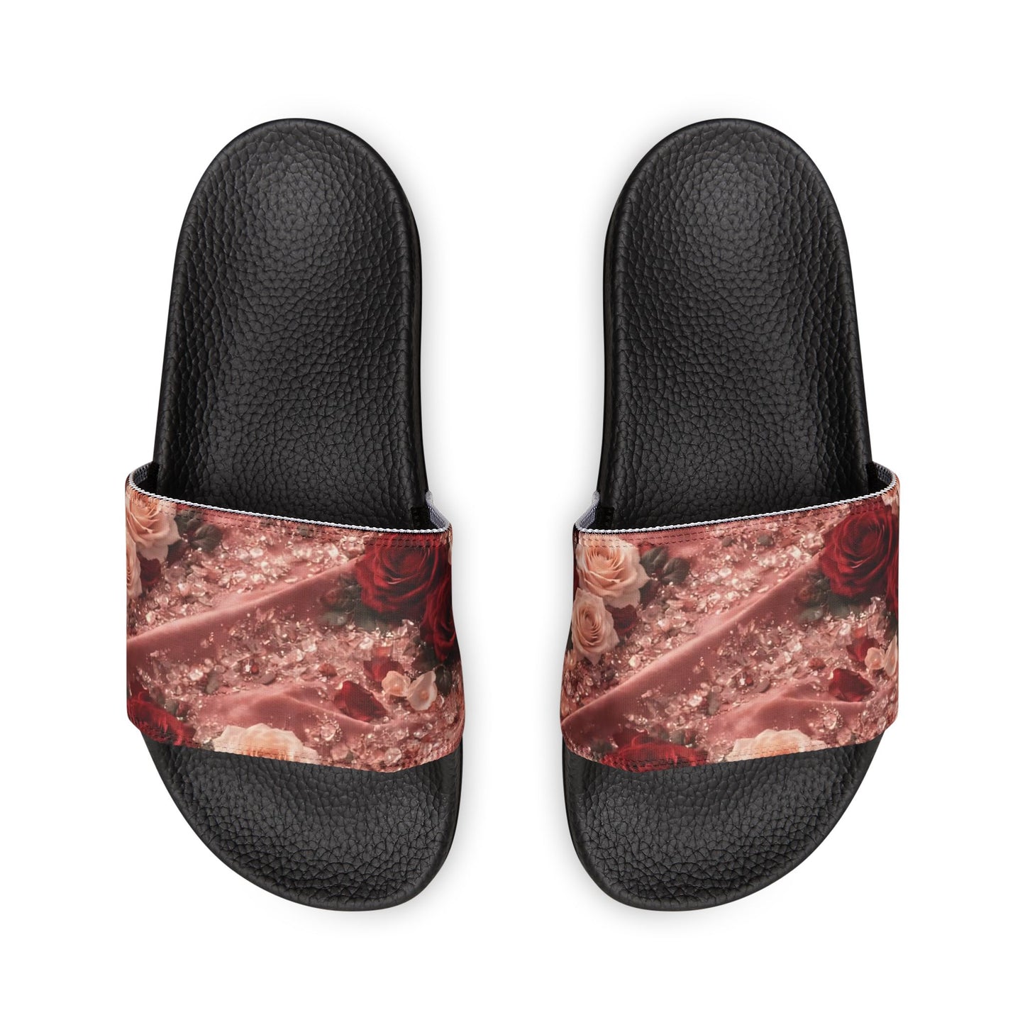 The Velvet Rose Slide Sandals — Women's Removable-Strap Pool Slides