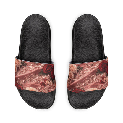 The Velvet Rose Slide Sandals — Women's Removable-Strap Pool Slides