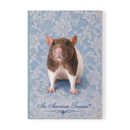 RattaCutie Couture Limited Edition A5 Notebook — 'An American Treasure' Rat Photo Softcover Journal