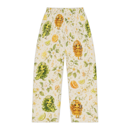 The Citrine Sisters Pajama Bottoms — Women’s Pajama Pants Limited Edition Series One Design One
