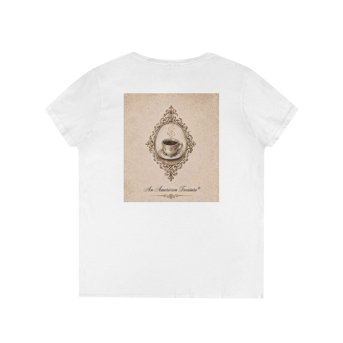 Espresso Yourself Couture Collection : Running on Espresso & Attitude V‑Neck Tee - Collection One - Style One