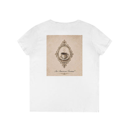 Espresso Yourself Couture Collection : Running on Espresso & Attitude V‑Neck Tee - Collection One - Style One