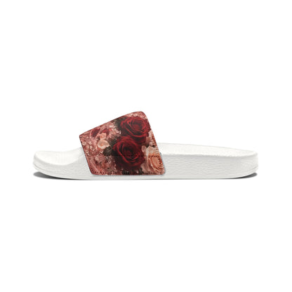 The Velvet Rose Slide Sandals — Women's Removable-Strap Pool Slides