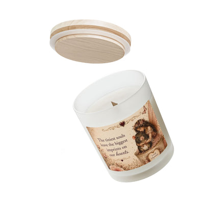 RattaCutie Couture Limited Edition — "The tiniest souls leave the biggest imprints on our hearts" Frosted Glass Candle