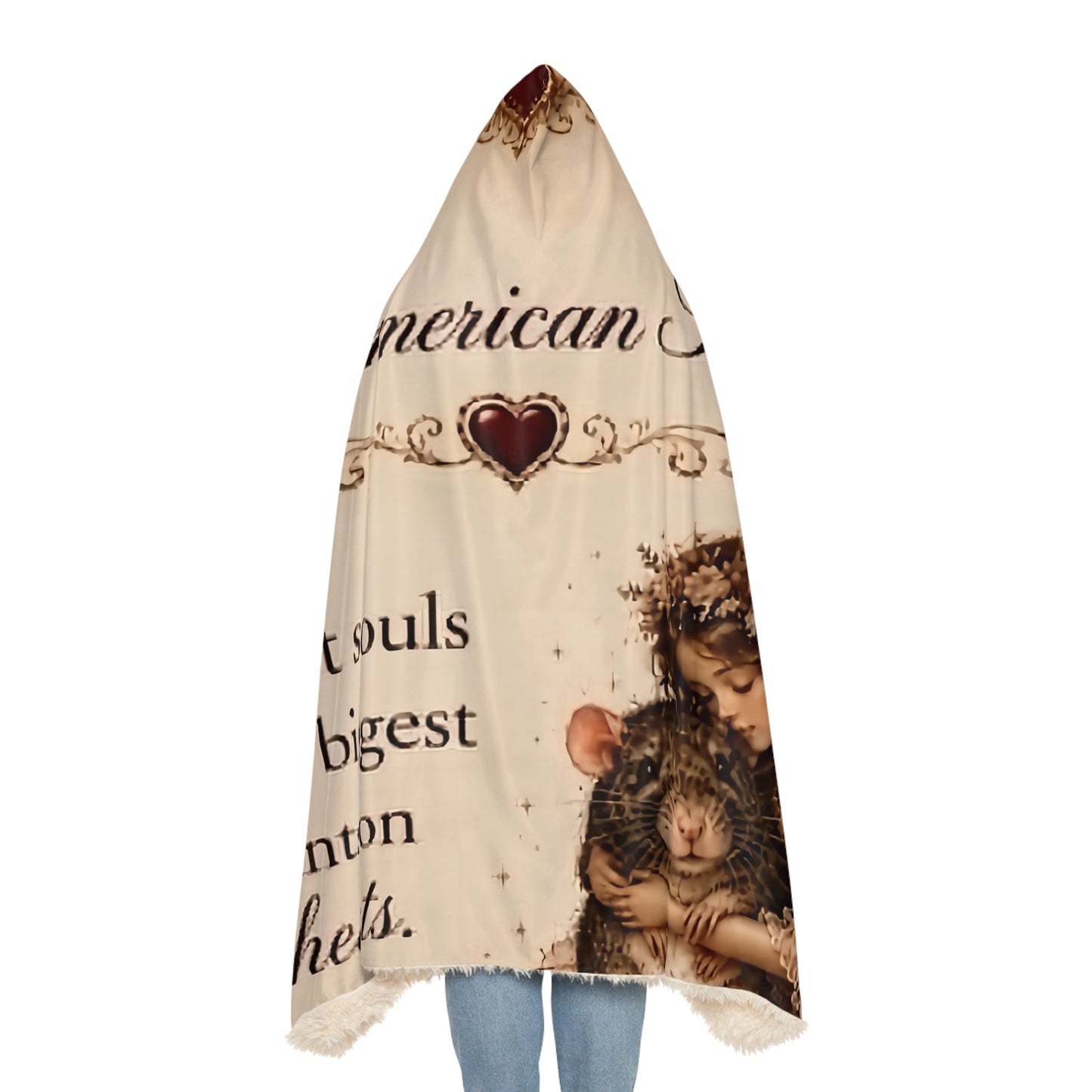 RattaCutie Couture Limited Edition Hooded Blanket — "The tiniest souls leave the biggest imprints on our hearts"