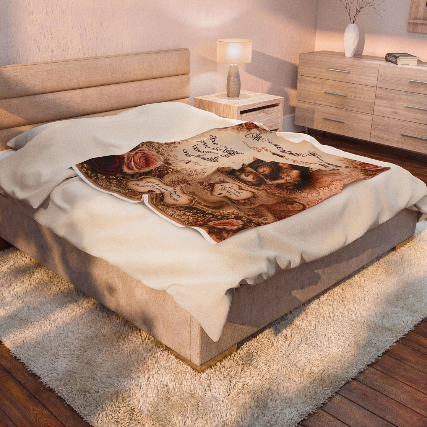 RattaCutie Couture Limited Edition Velveteen Blanket – "The tiniest souls leave the biggest imprints on our hearts"