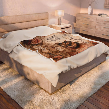 RattaCutie Couture Limited Edition Velveteen Blanket – "The tiniest souls leave the biggest imprints on our hearts"