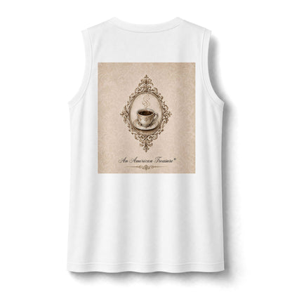 Running on Espresso & Attitude V-Neck Tank Top