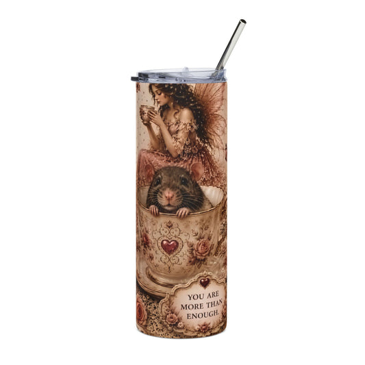 RattaCutie Couture Limited Edition Series 3 Vintage Rose Stainless Steel Tumbler - 20oz Floral Design