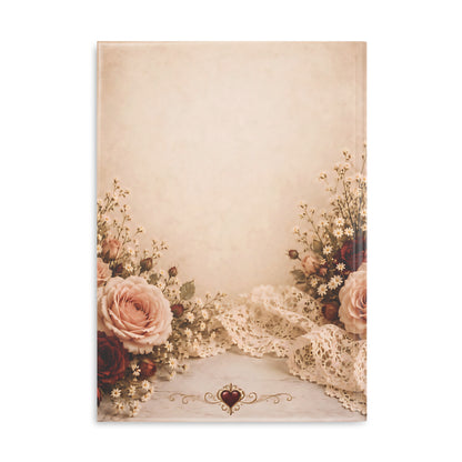 RattaCutie Couture Limited Edition Vintage Floral Rat Hardcover Notebook — "An American Treasure" Puff-Cover Journal
