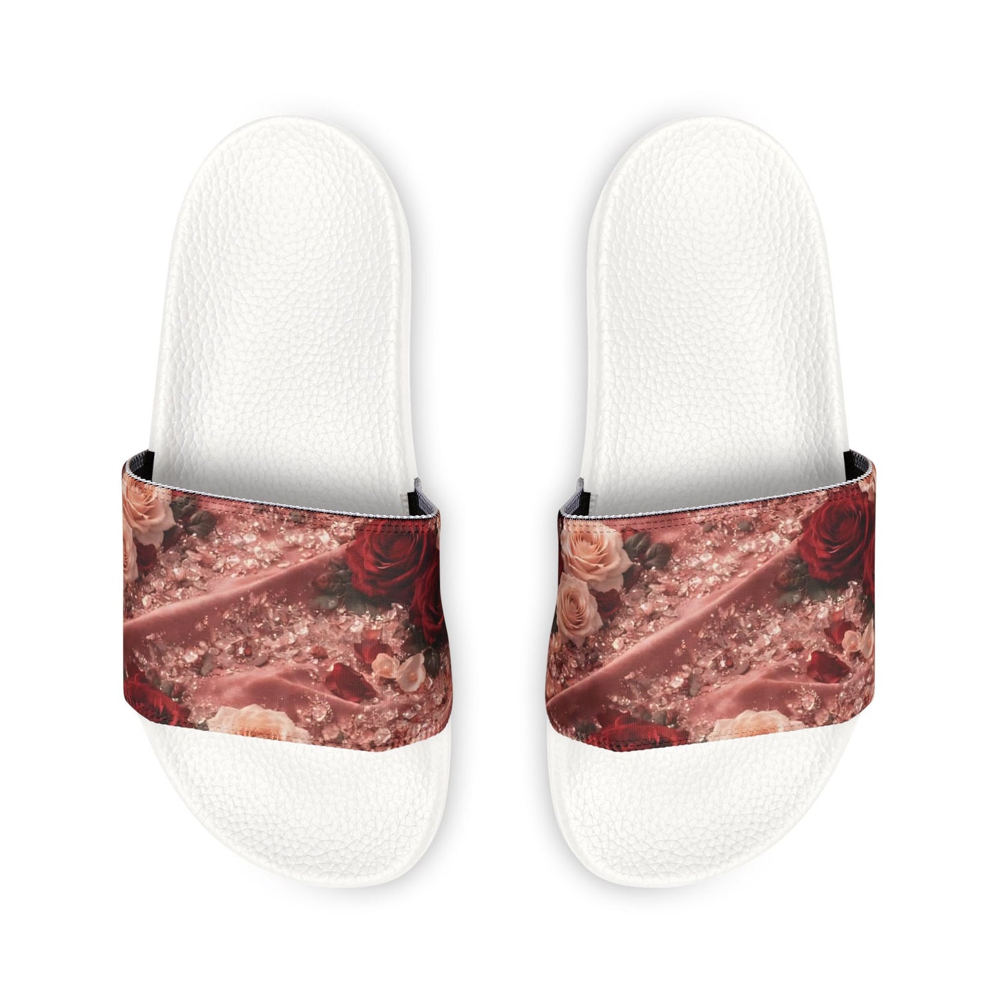 The Velvet Rose Slide Sandals — Women's Removable-Strap Pool Slides