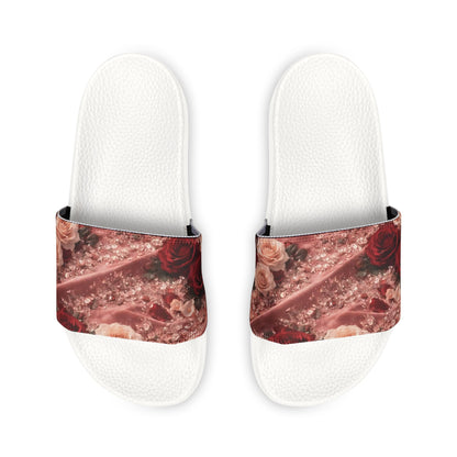 The Velvet Rose Slide Sandals — Women's Removable-Strap Pool Slides