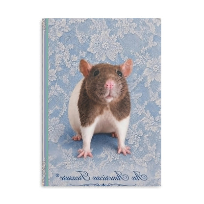 RattaCutie Couture Limited Edition  Photo Hardcover Notebook — "An American Treasure" Puffy-Cover Journal