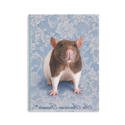 RattaCutie Couture Limited Edition  Photo Hardcover Notebook — "An American Treasure" Puffy-Cover Journal