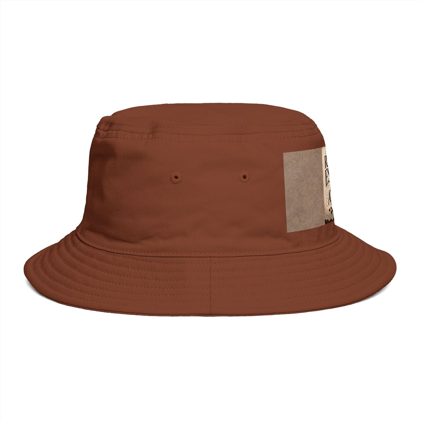 Espresso Yourself Couture Collection : Running on Espresso Attitude Bucket Hat — Coffee Lover Patch Bucket Hat - Collection One - Style One