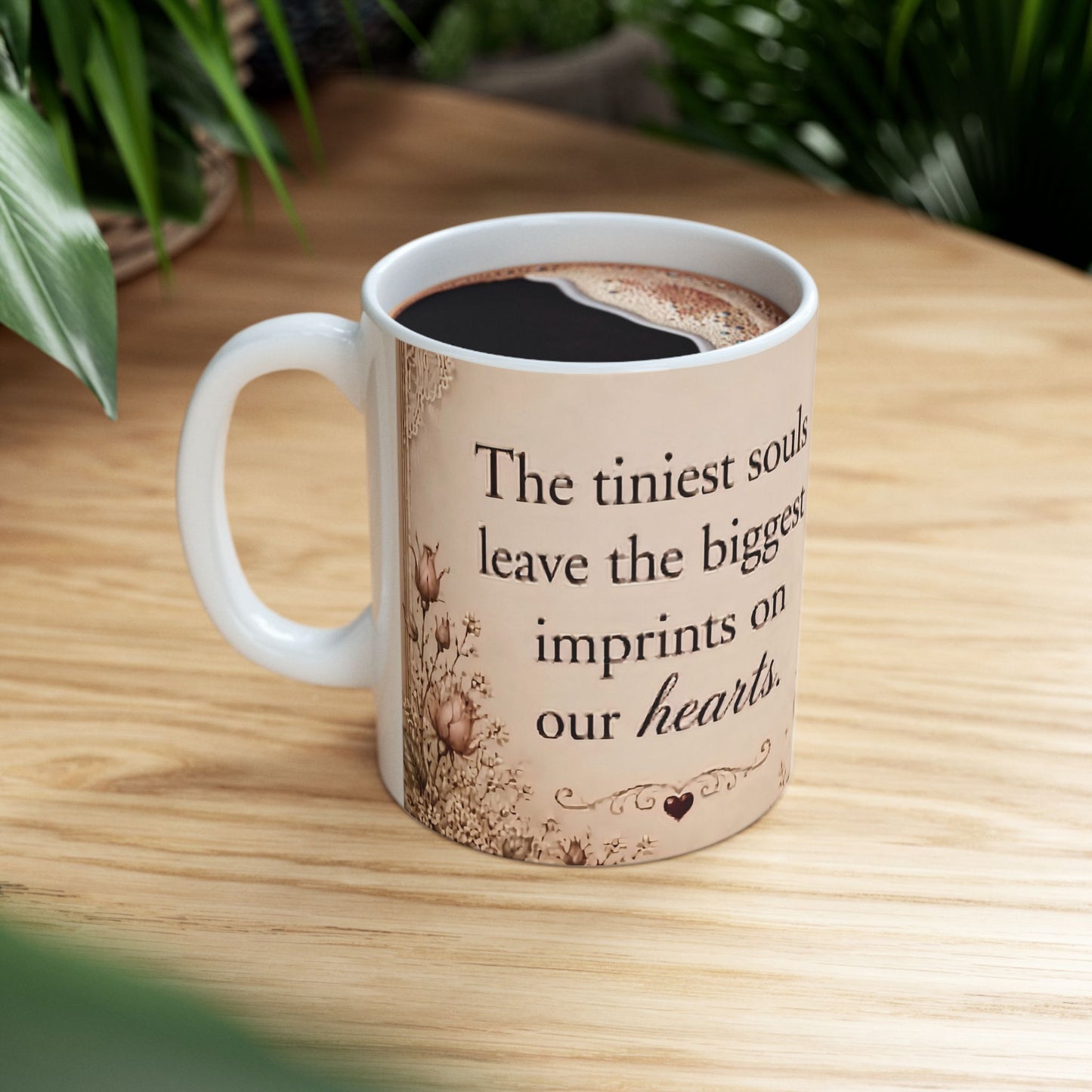 RattaCutie Couture Limited Edition Sentimental Girl & Mouse Ceramic Mug — "Kindest souls leave the biggest paw prints on our hearts"
