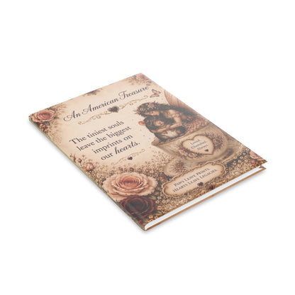 RattaCutie Couture Limited Edition Hardcover Notebook — "An American Treasure" Fairy Memory Journal (Puffy Cover)