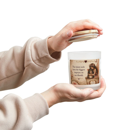 RattaCutie Couture Limited Edition — "The tiniest souls leave the biggest imprints on our hearts" Frosted Glass Candle